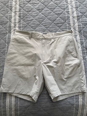 Men's Light Beige Performance Chino Shorts